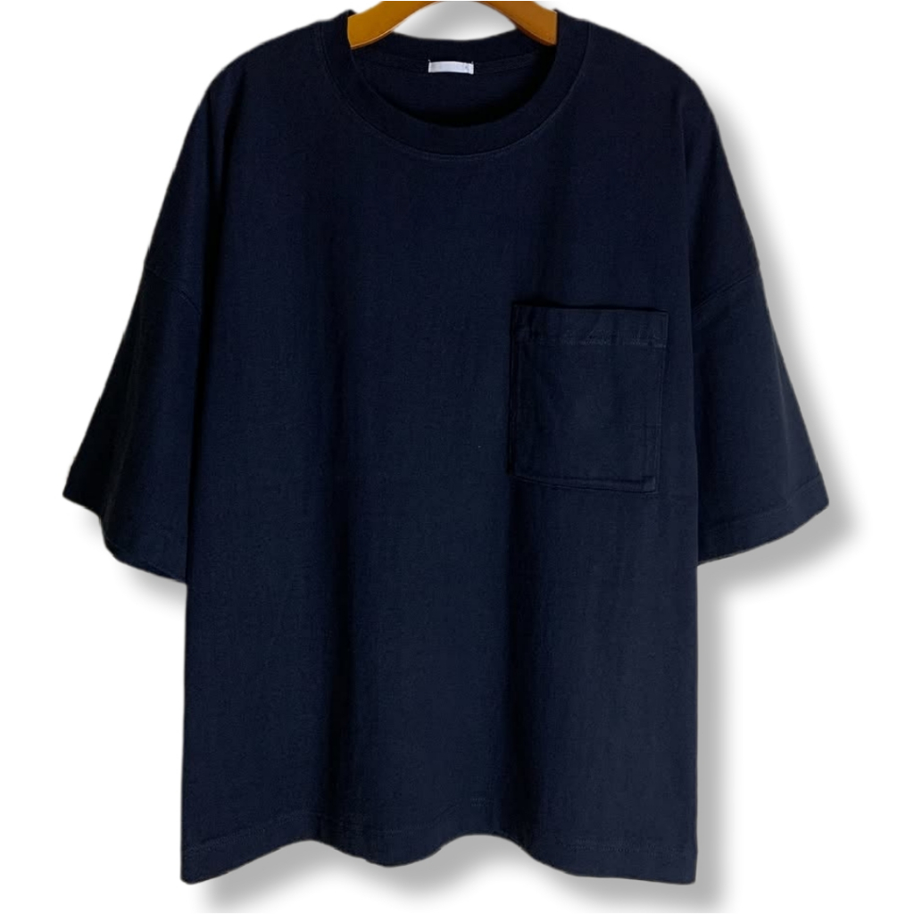 GU BLACK POCKET OVERSIZED T-SHIRT | KAOS | AFM