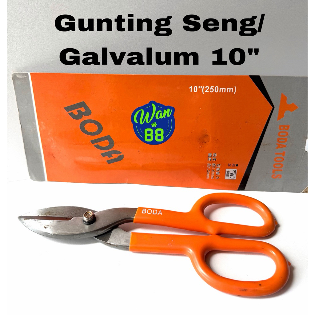 Gunting Seng / Galvalum 10” BODA Tebal