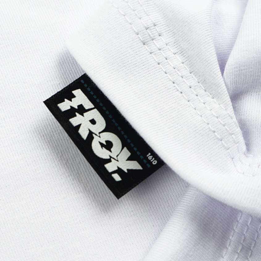 Troy Company Double Sleeve Longsleeve White Stripe Attitude - Kaos Lengan Panjang Kaos Putih Stripe DSD 3397