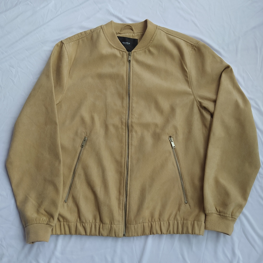 Jacket Pull & Bear Suede Bomber