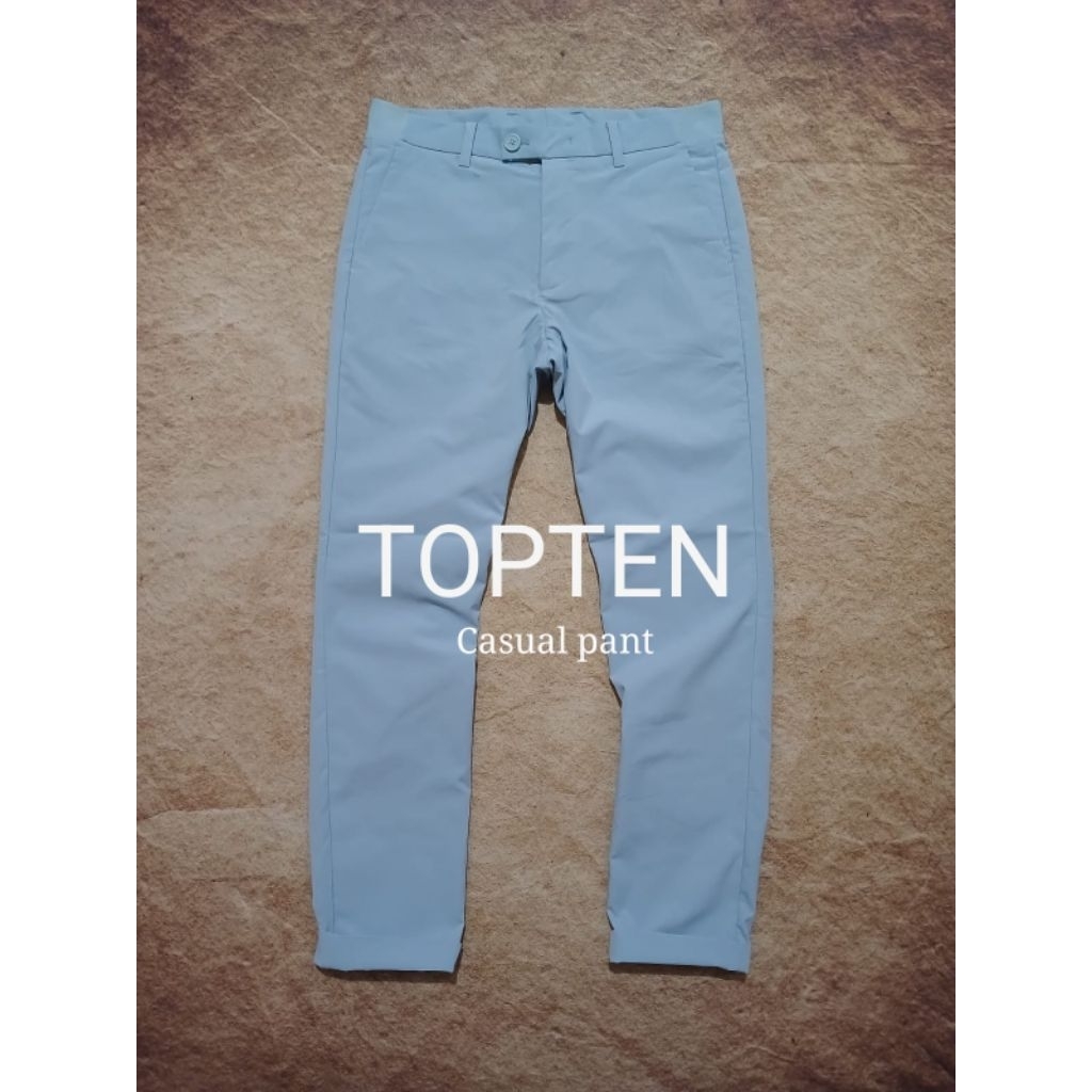 celana casual TOPTEN bahan adem slimfit bekas recomend