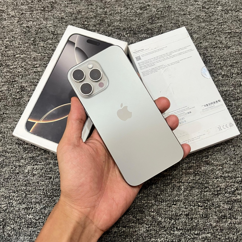 iphone 16 pro max 512gb ibox second fullset original