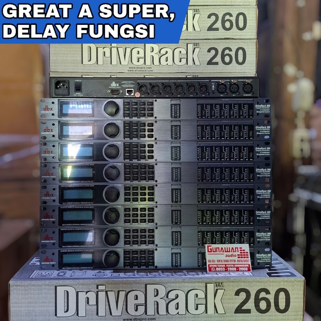 DLMS DBX-260 great A super delay fungsi