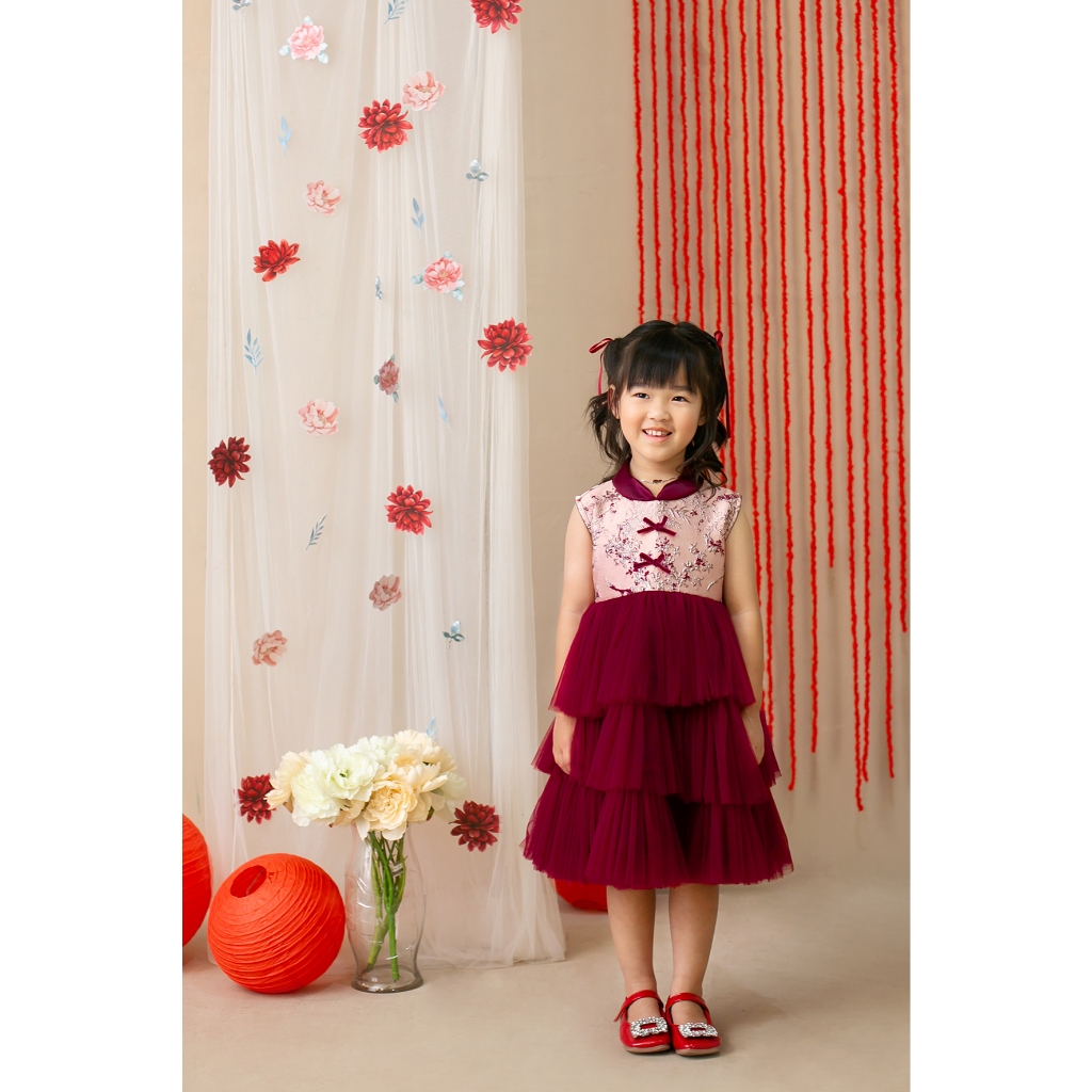 Cheongsam Anak Perempuan  - Dress Anak Perempuan - Xinqi Dress