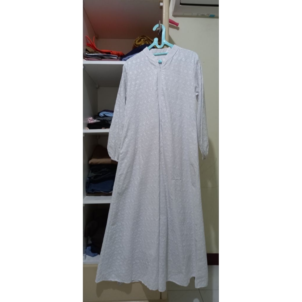 PRELOVED Gamis bordir Gamis umroh Gamis putih