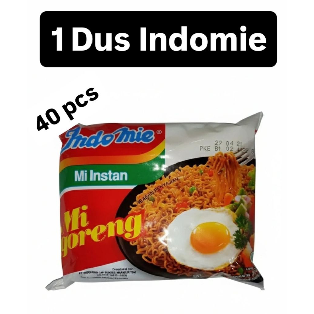 1 DUS INDOMIE GORENG KHAS PALEMBANG CABE BUBUK ISI 40 PCS