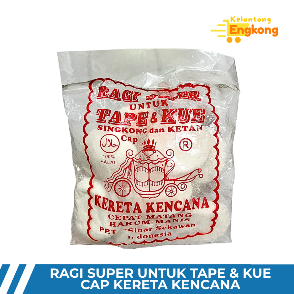 Ragi Super Tape & Kue Cap Kereta Kencana Isi 10 & 20 | Ragi Singkong & Ketan