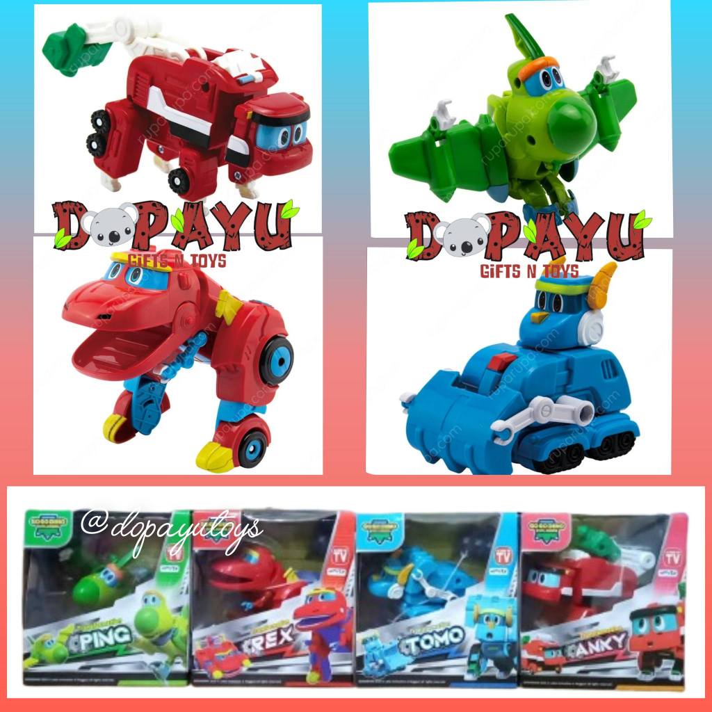 GOGO DINO MINI Rex Tomo Ping Anky Robot Transformation ORIGINAL
