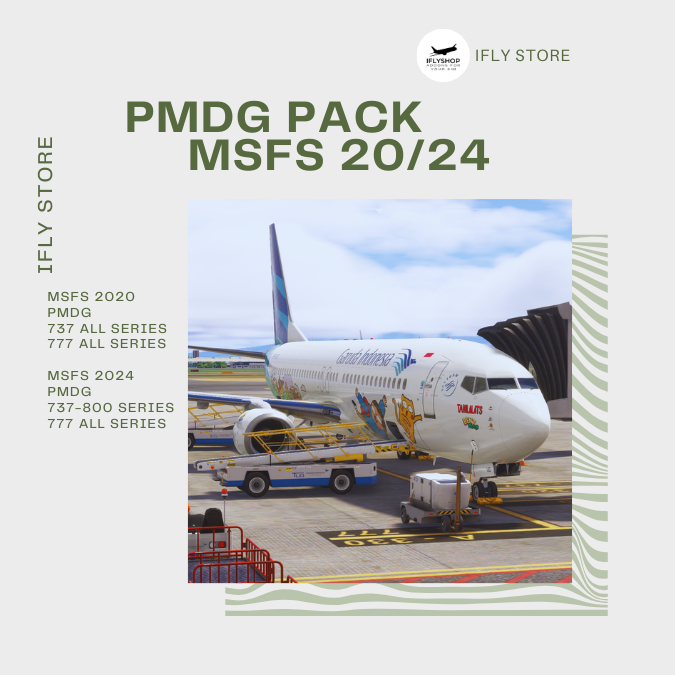 PMDG 737 777 MSFS 2020/2024 Simulator Pesawat Realistis