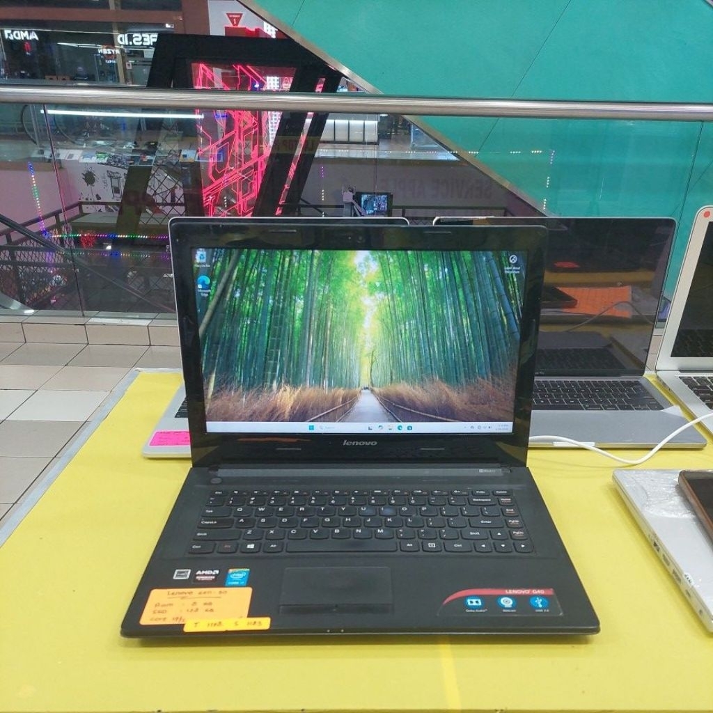 laptop lenovo g40 80 core i7 5500U ram 8gb ssd 128gb vga amd radeon 1183