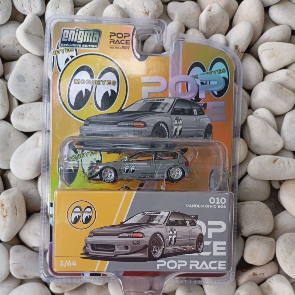 Pop Race Enigma Blister Pandem Civic EG6 Mooneyes (CHASE) - PRE010