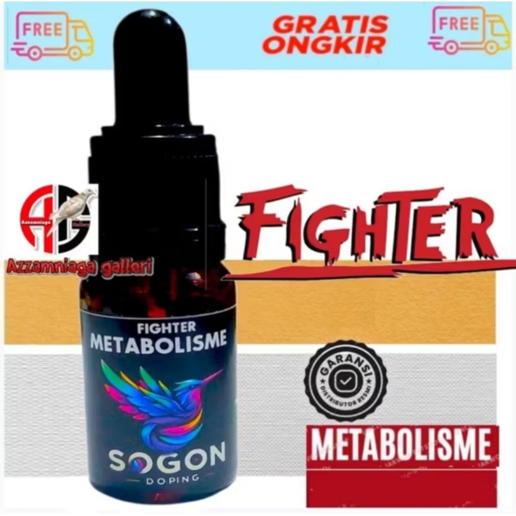 METABOLISME FIGHTER VITAMIN  SOGON PLECI VITAMIN BURUNG PLECI