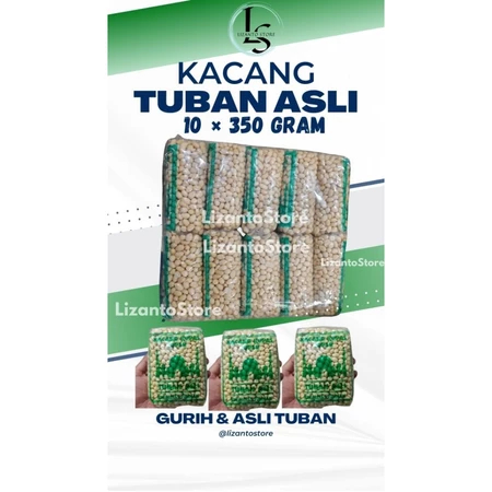 Kacang Tuban 1 Ball 3kg | Kacang Kupas Asli Tuban 3kg | Kacang Tuban 1 Ball isi 10pack