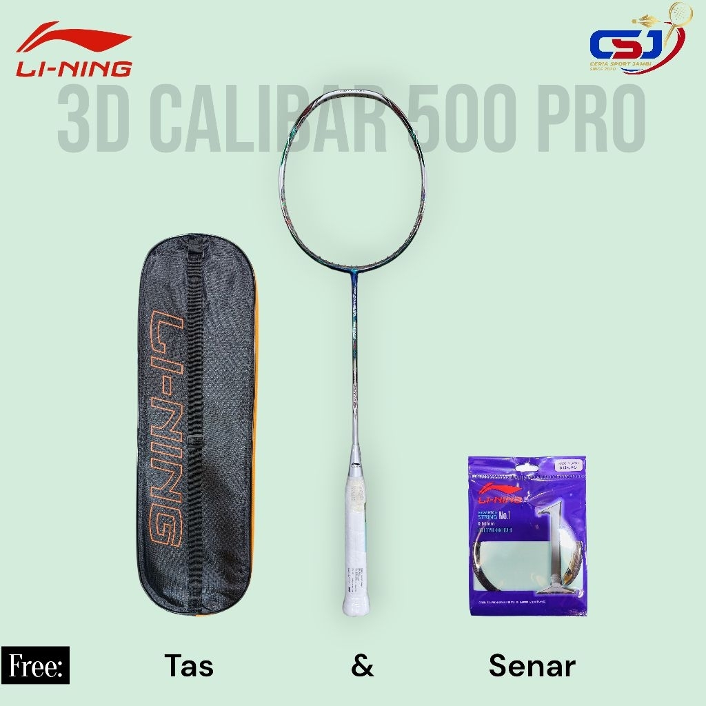 Raket Badminton LINING 3D CALIBAR 500 PRO