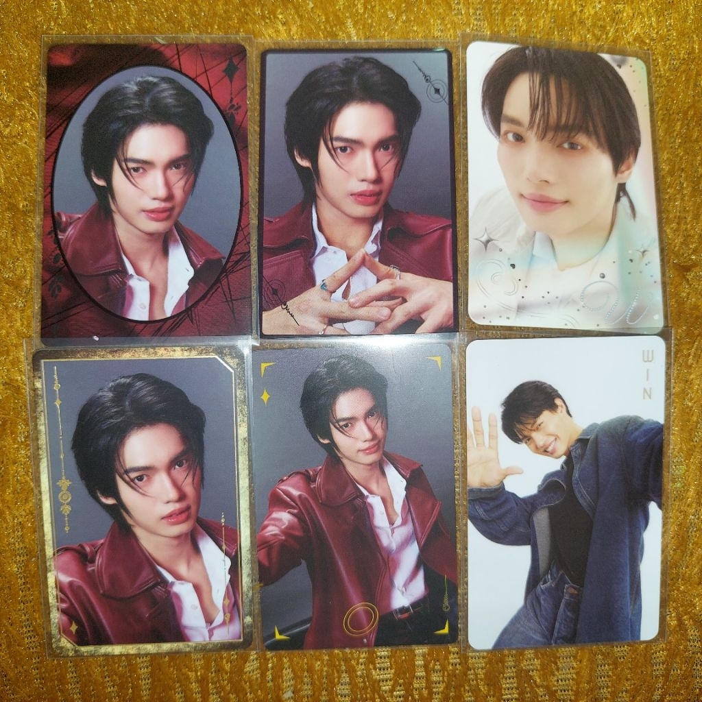 PC CC Photocard Win Metawin, Pond Naravit, Phuwin Tangsakyuen GMMTV