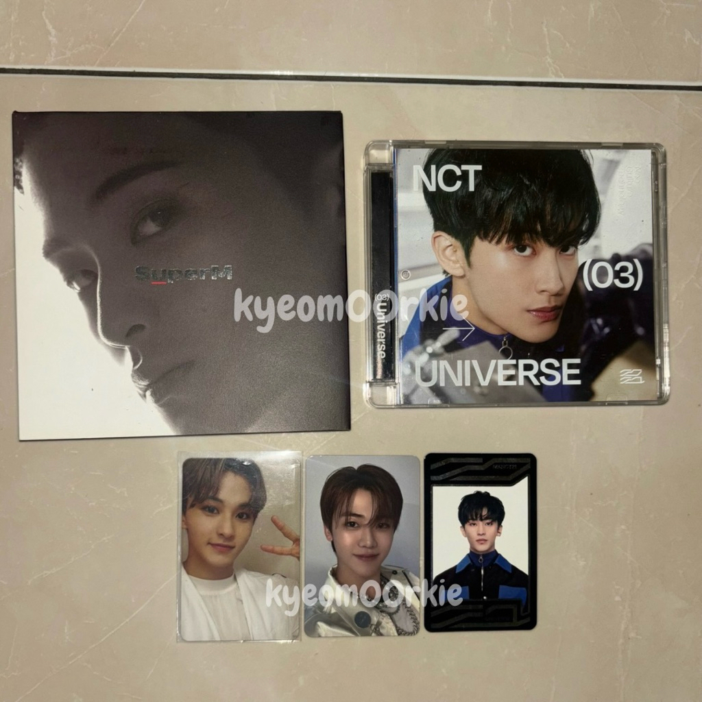 ALBUM SUPERM JOPPING MARK KOR VER + ALBUM NCT UNIVERSE
