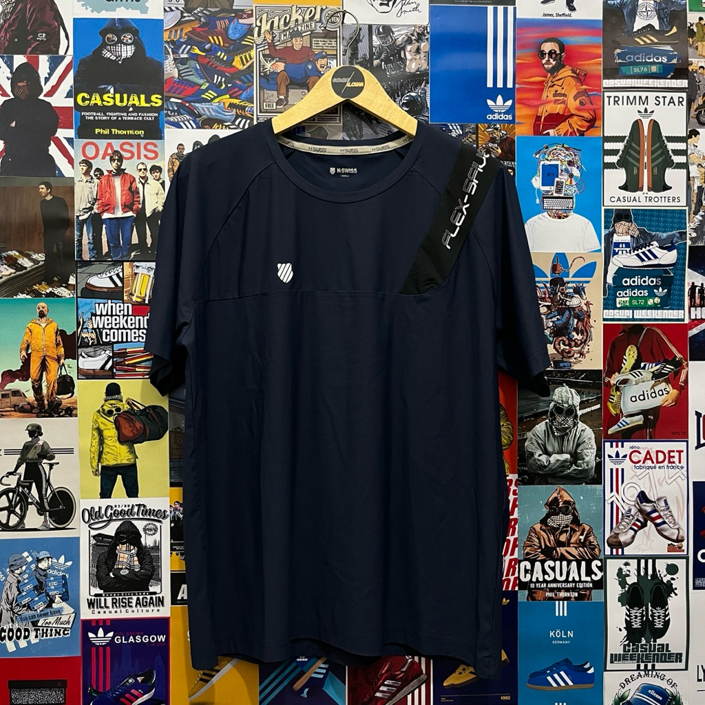 T-Shirt / Kaos Oblong / Olahraga / Vintage / Second / K-SWISS