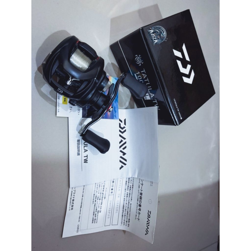 Daiwa Tatula TW 100SHL '19 (Ex JDM) , Reel BC, Baitcasting Reel Left Hand