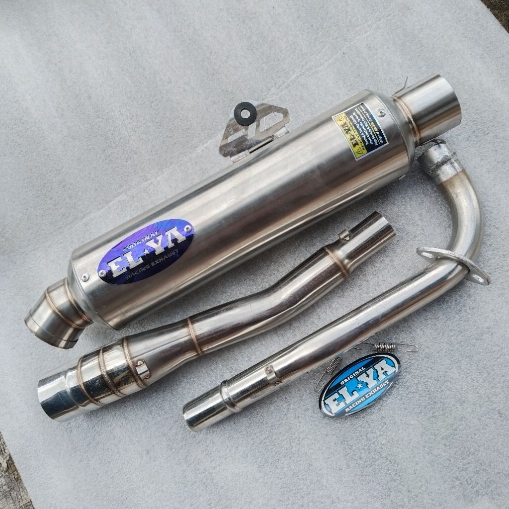 KNALPOT BULAT JENONG DOS ORIGINAL ELYA PNP SUPRA X KARISMA REVO ABSOLUT SUPRA LAMA JUPITER VEGA ASTR