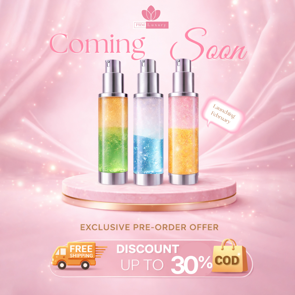 PRM Luxury Triple Care Serum – Glow, Acne & Dark Spot Solution | Mencerahkan, Atasi Jerawat & Flek