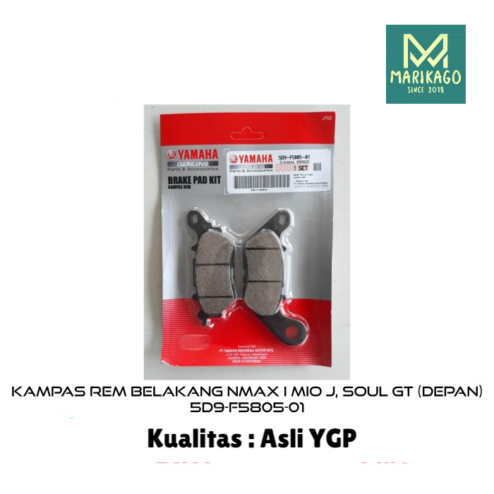 Kampas Rem Cakram Depan Jupiter Z1 Vega ZR Mio Sporty 5D9 F5805 01