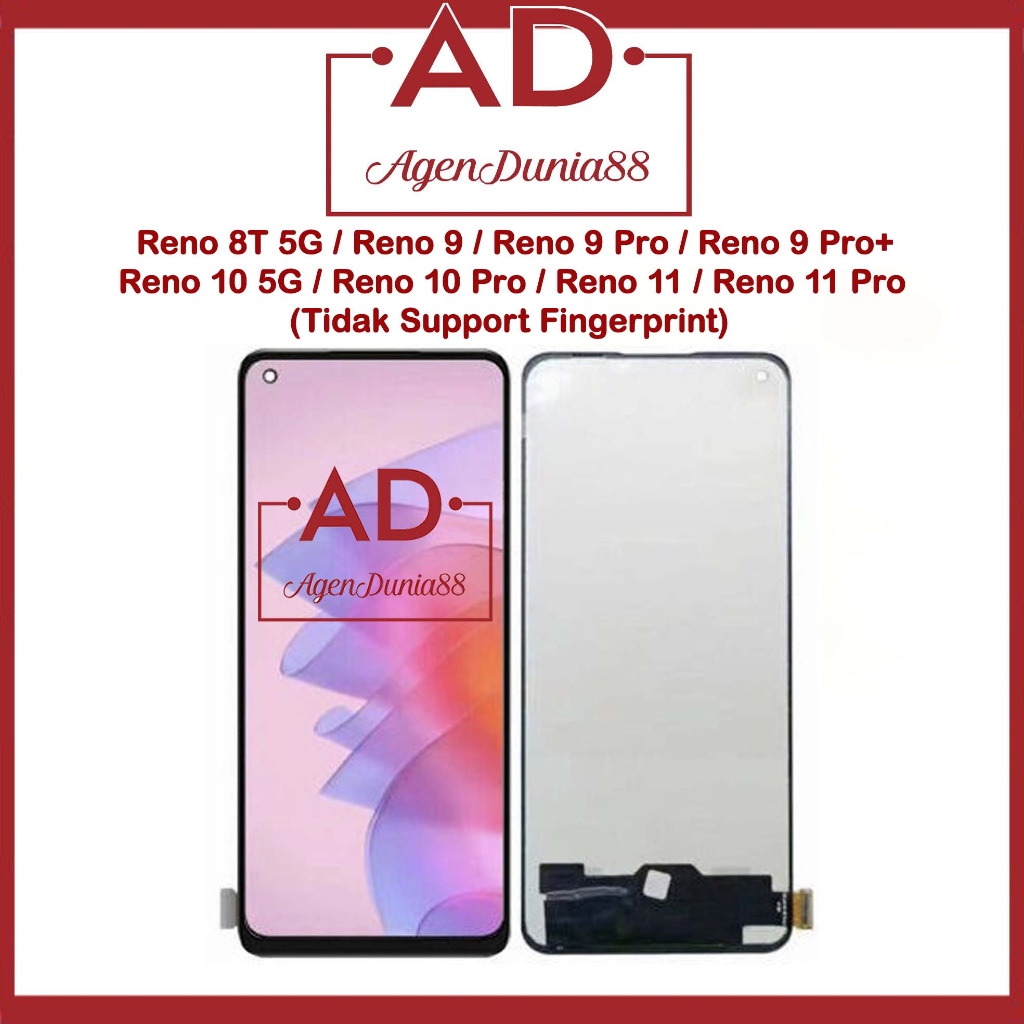 Agendunia88 Lcd For Oppo Reno 8T 5G - Reno 9 - Reno 9 Pro - Reno 9 Pro Plus - (No Fingerprint)
