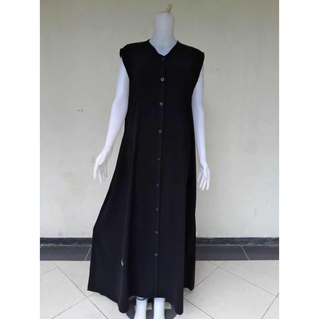 Gamis lekton jetblack by bani sholeh collection