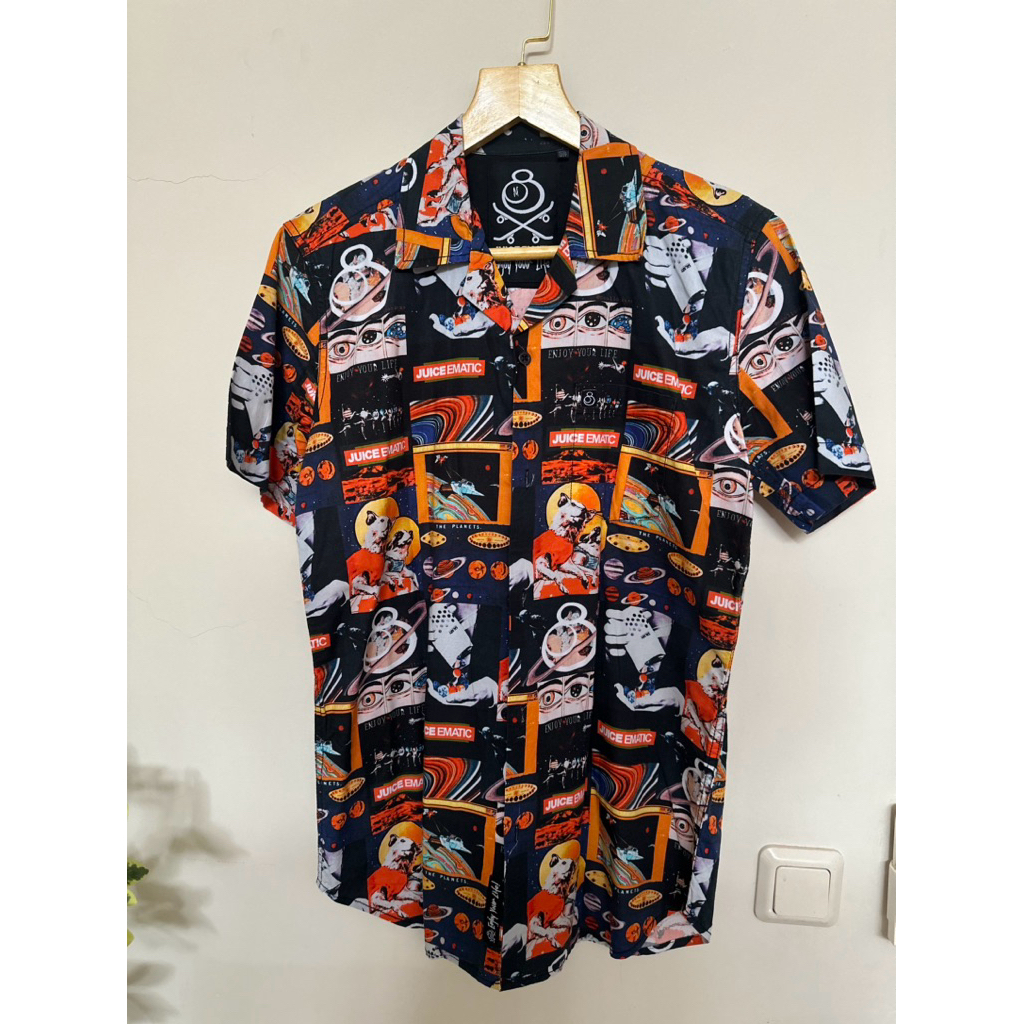 Kemeja Surfing non formal Juice Ematic Original Preloved No Minus