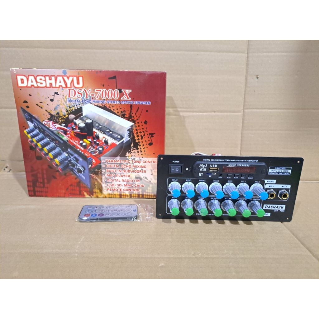 Modul Kit Speaker Active With Bluetooth & Karaoke Mixing DSY - 7000 .