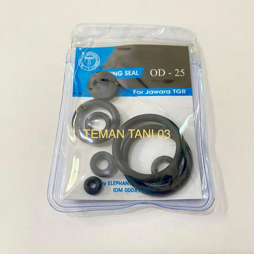 Karet Sil Set Pompa Angin Jawara TGR & AC Ukuran 25 Mm Oring Seal