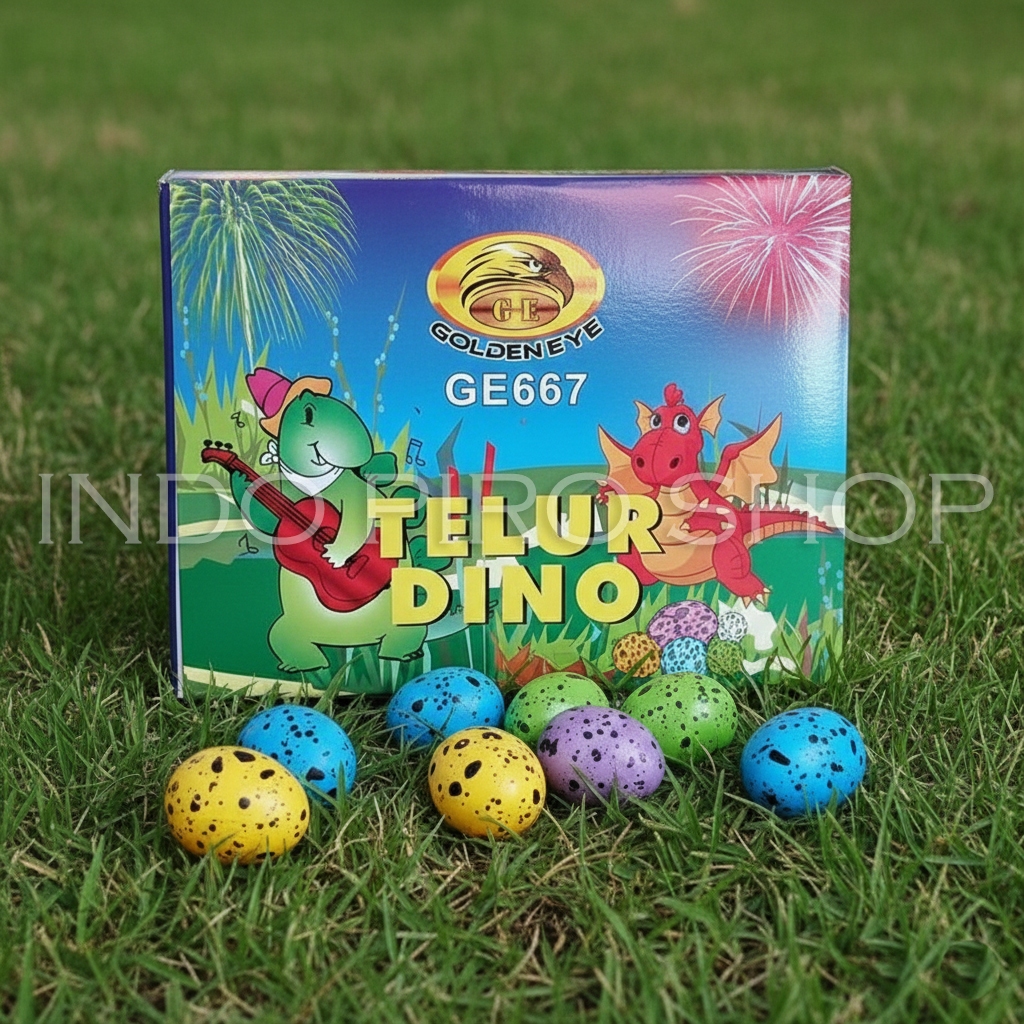 Telur Dino / Dinosaurus Egg Mainan Anak Warna Warni Berhadiah