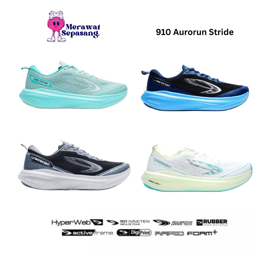 SEPATU LARI 910 AURORUN STRIDE