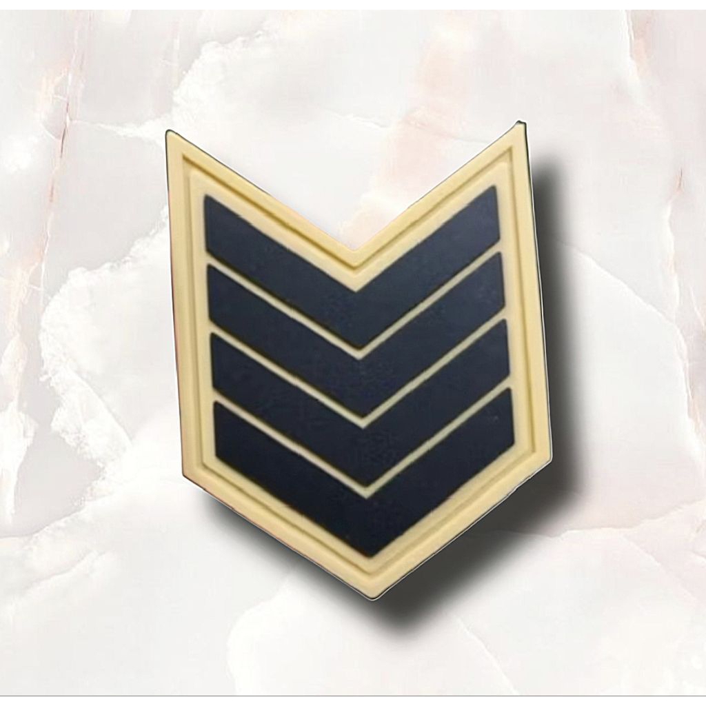 ruber patch pangkat tni gurun pdl/serma