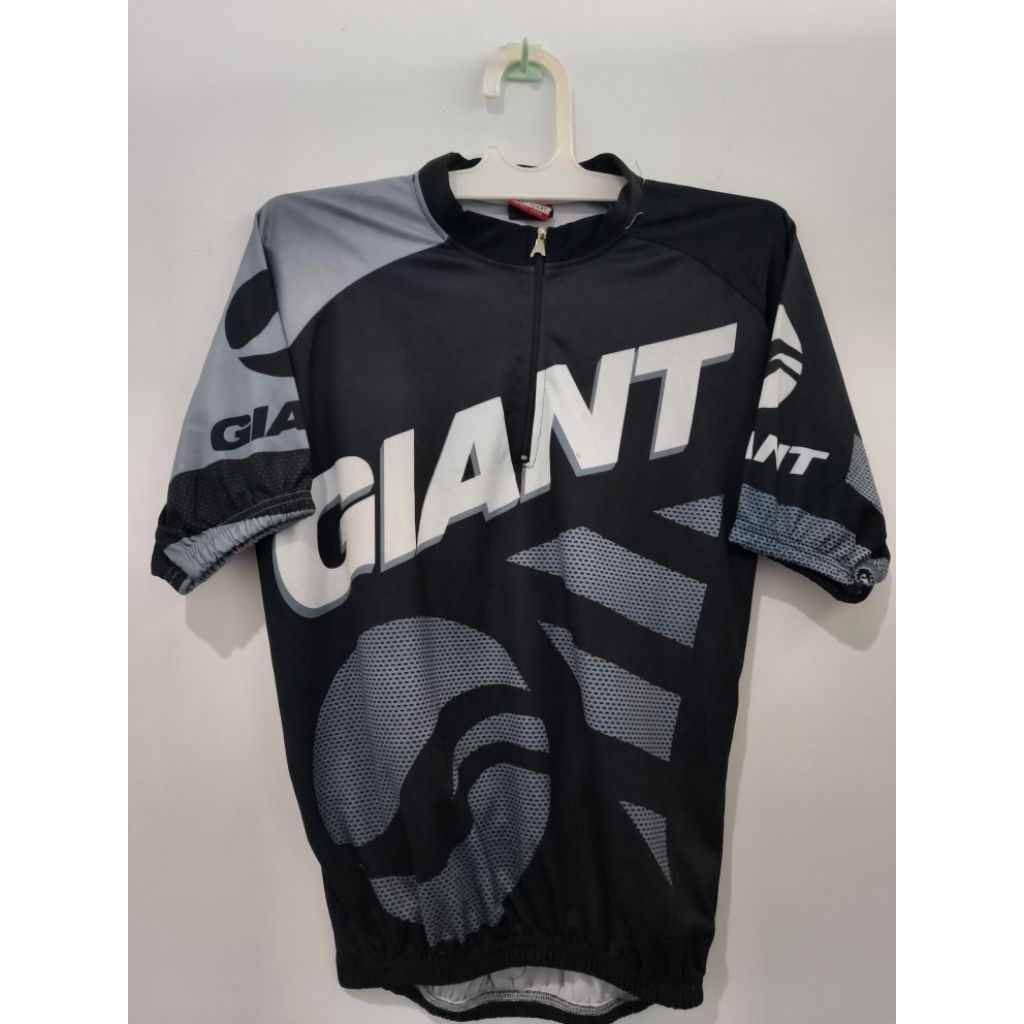 jersey baju sport olahraga sepeda giant hitam liga sport roadbike seli hybrid