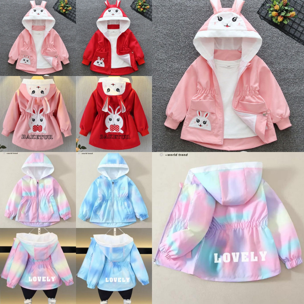 Jaket Anak Perempuan Impor 1 - 13 Tahun