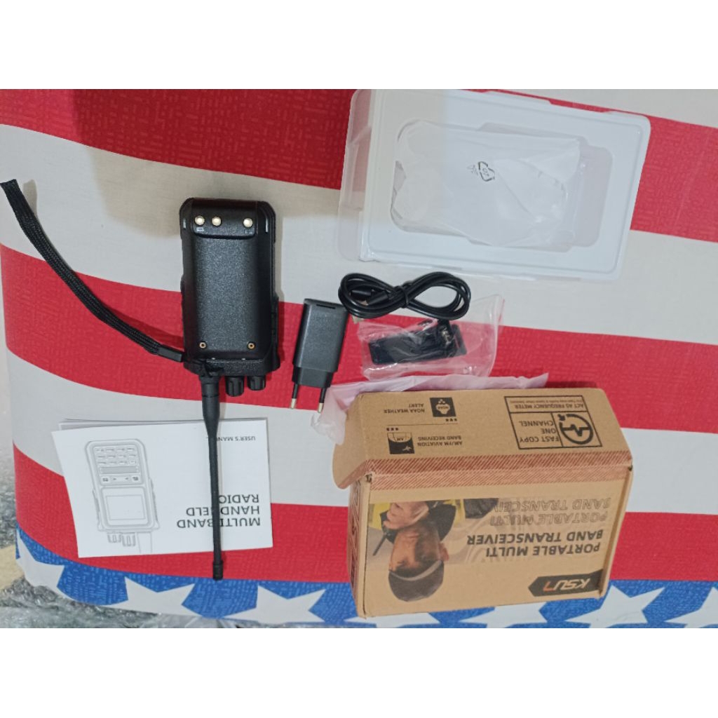 KSUN X-TFSI Walkie Talkie UV110D Jarak 10km Dua Band walkie Talkie