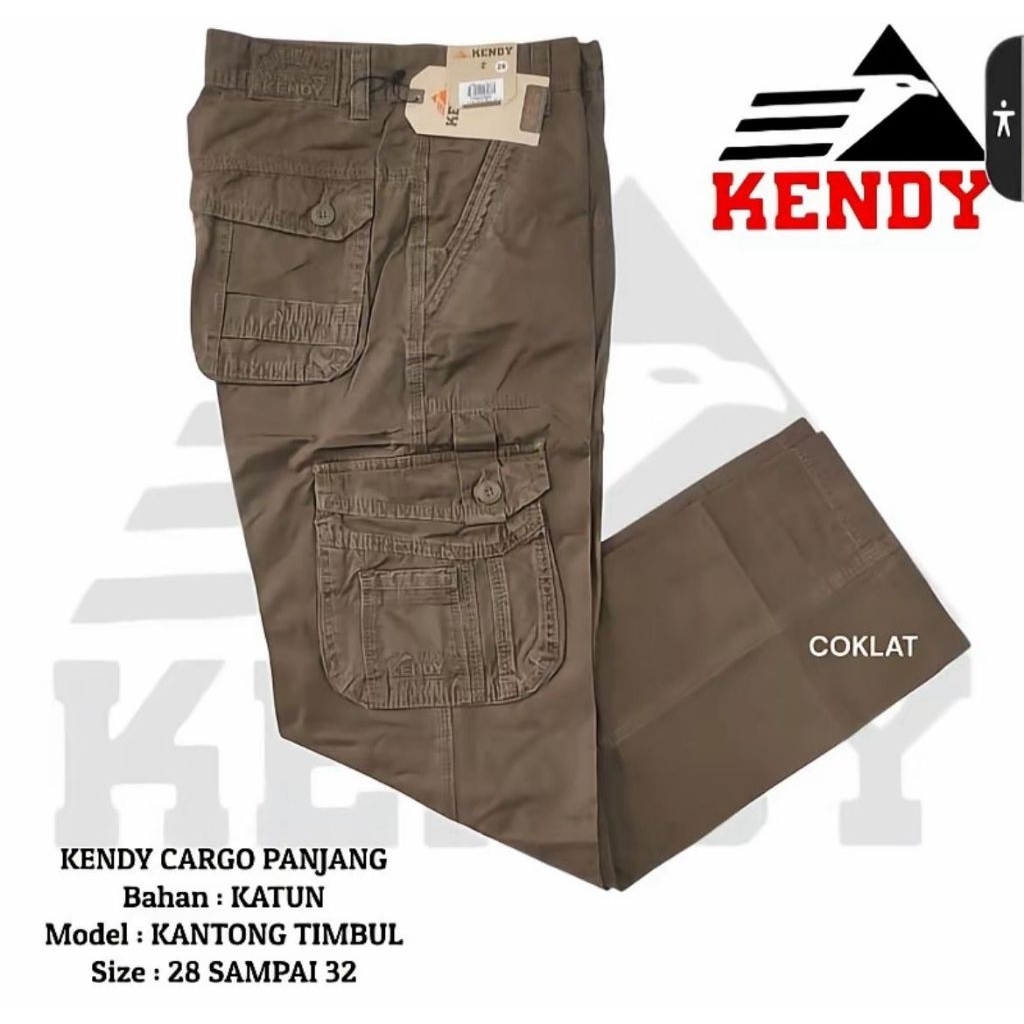 [PROMO] KENDY CARGO Celana panjang cargo Kendy original /celana gunung banyak saku Nyaman & Berkuali