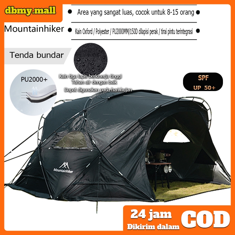 Mountainhiker Tenda Dome Camping Dome Tenda otomatis Tenda Kanopi Tenda Tahan Hujan Luar Ruangan Kan