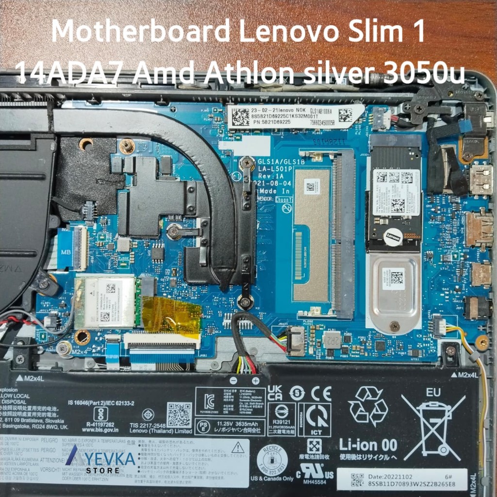 Motherboard Lenovo Ideapad Slim 1 14ADA7 Normal Tested Seken Original [ mainboard mobo mesin main mo