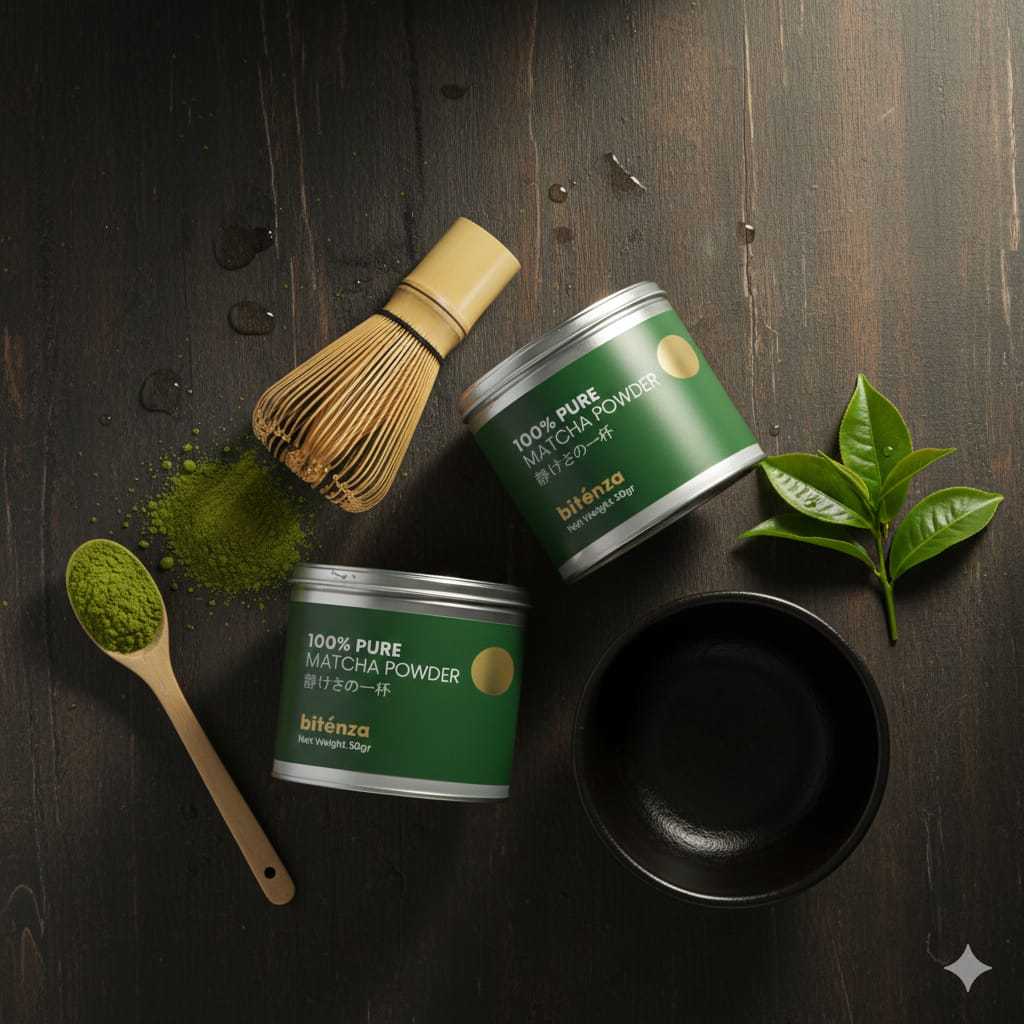 Bitenza - Boosts Energy 100% Pure Matcha | Japanese Pure Matcha REAL/Cod