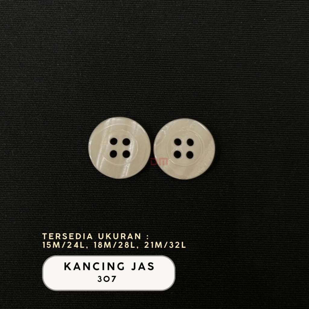 Kancing Jas / Blazer Warna lubang empat #307