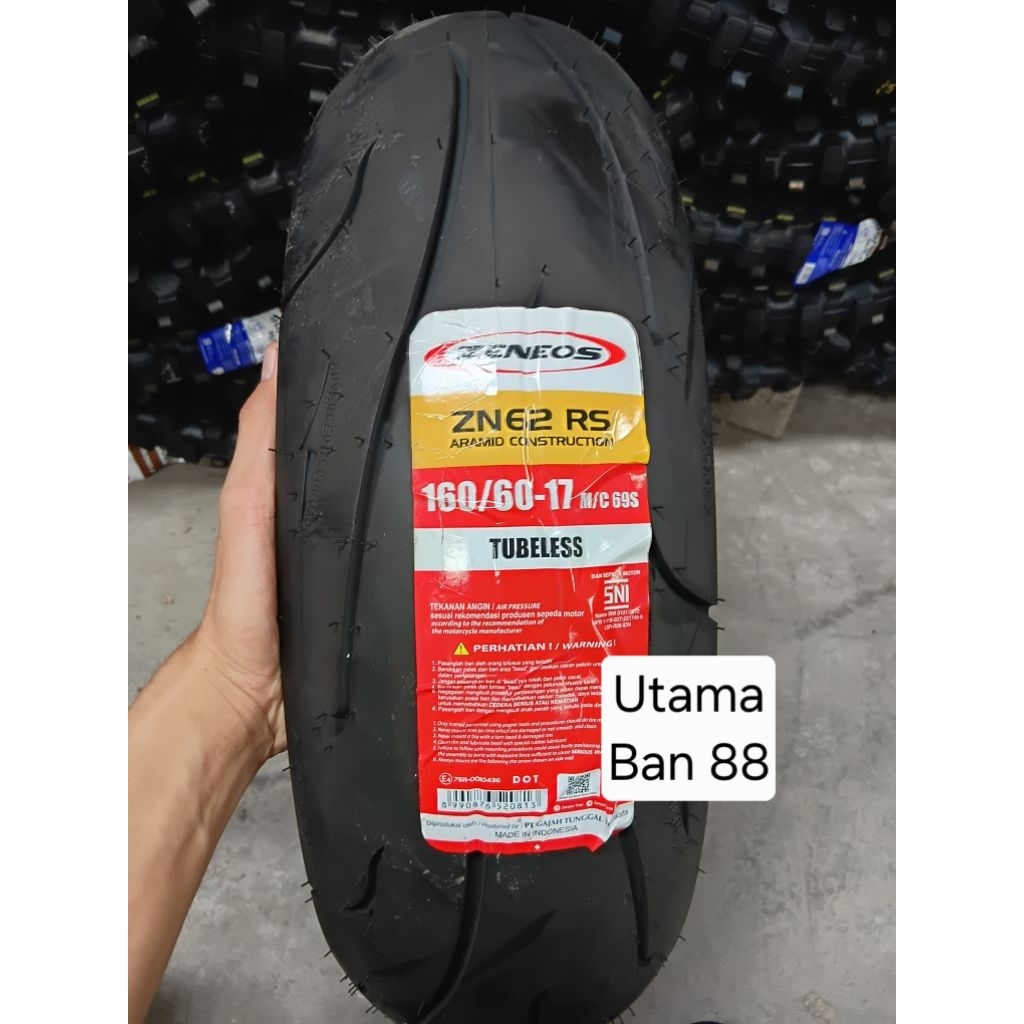 Ban Motor Zeneos 160/60-17 ZN62 RS Tubeless