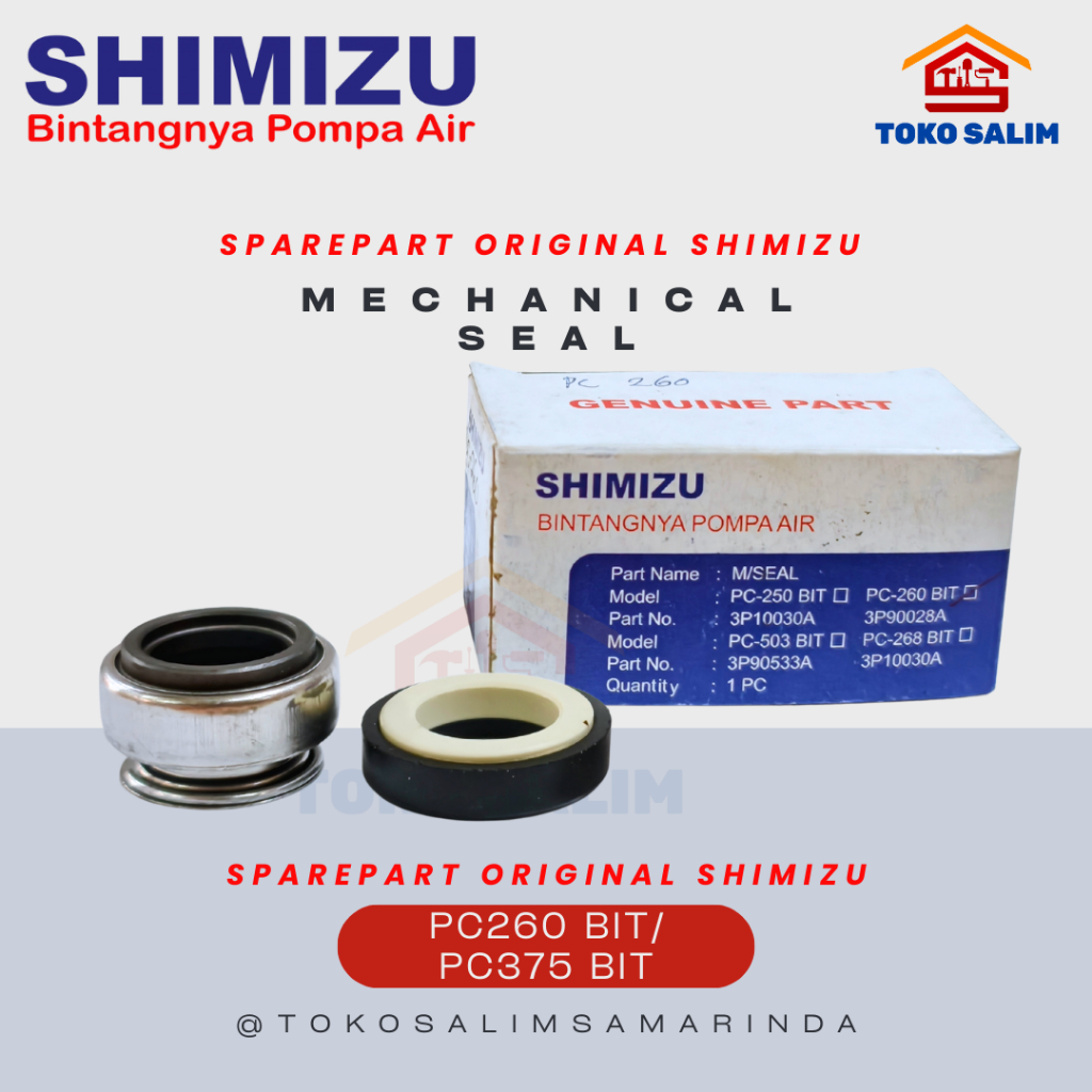 Mechanical Seal  Pompa Air Shimizu Original - PC260 PC375 Bit