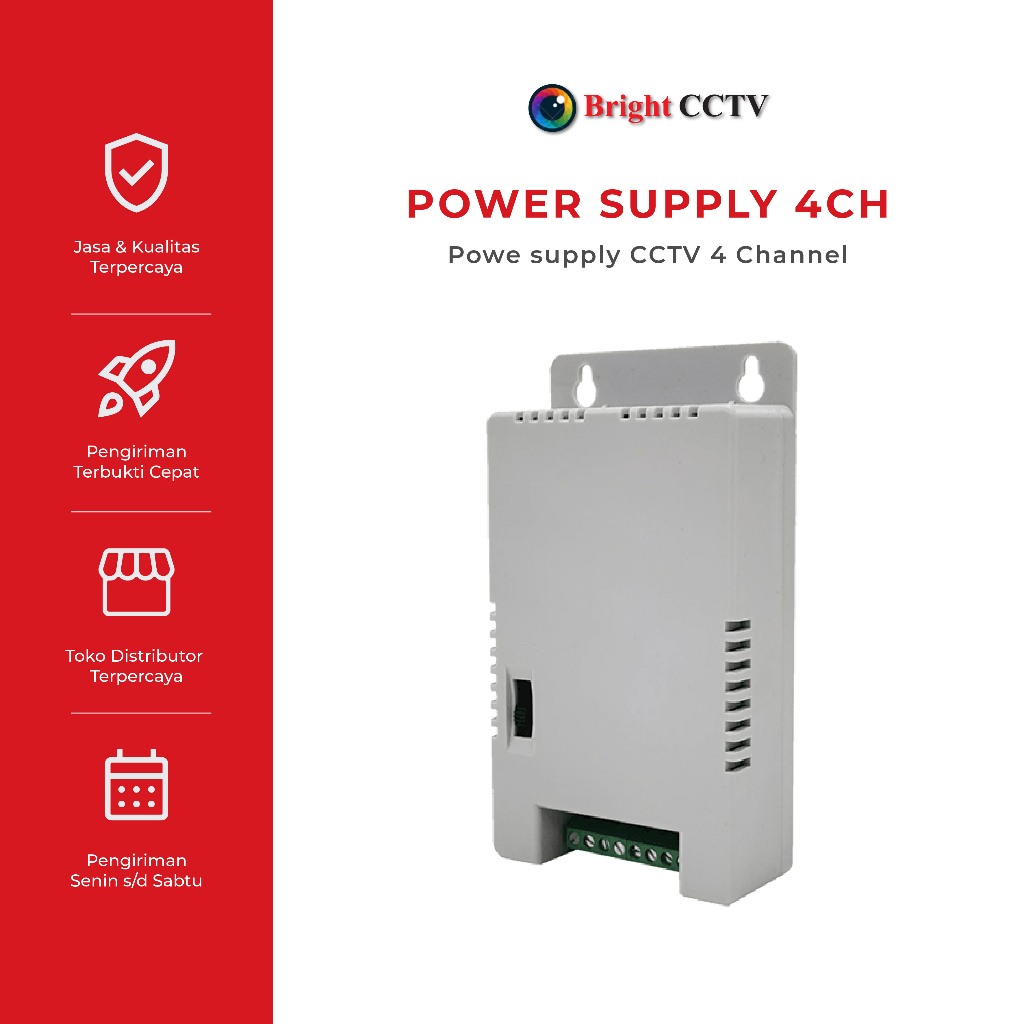 Power Supply CCTV 4 Channel