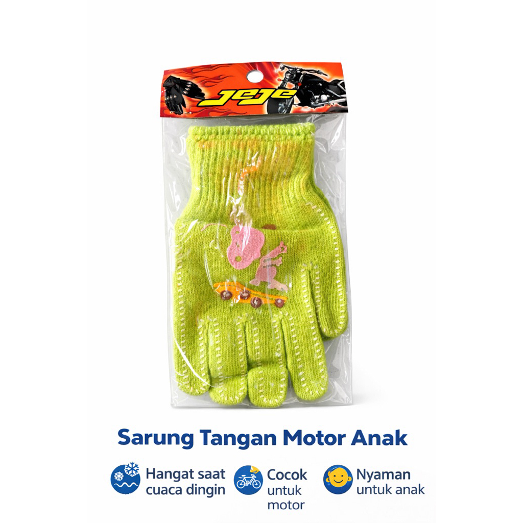 100% ORIGINAL & TERMURAH kado / gift halloween sarung tangan / hand gloves full jari anak anak / rem