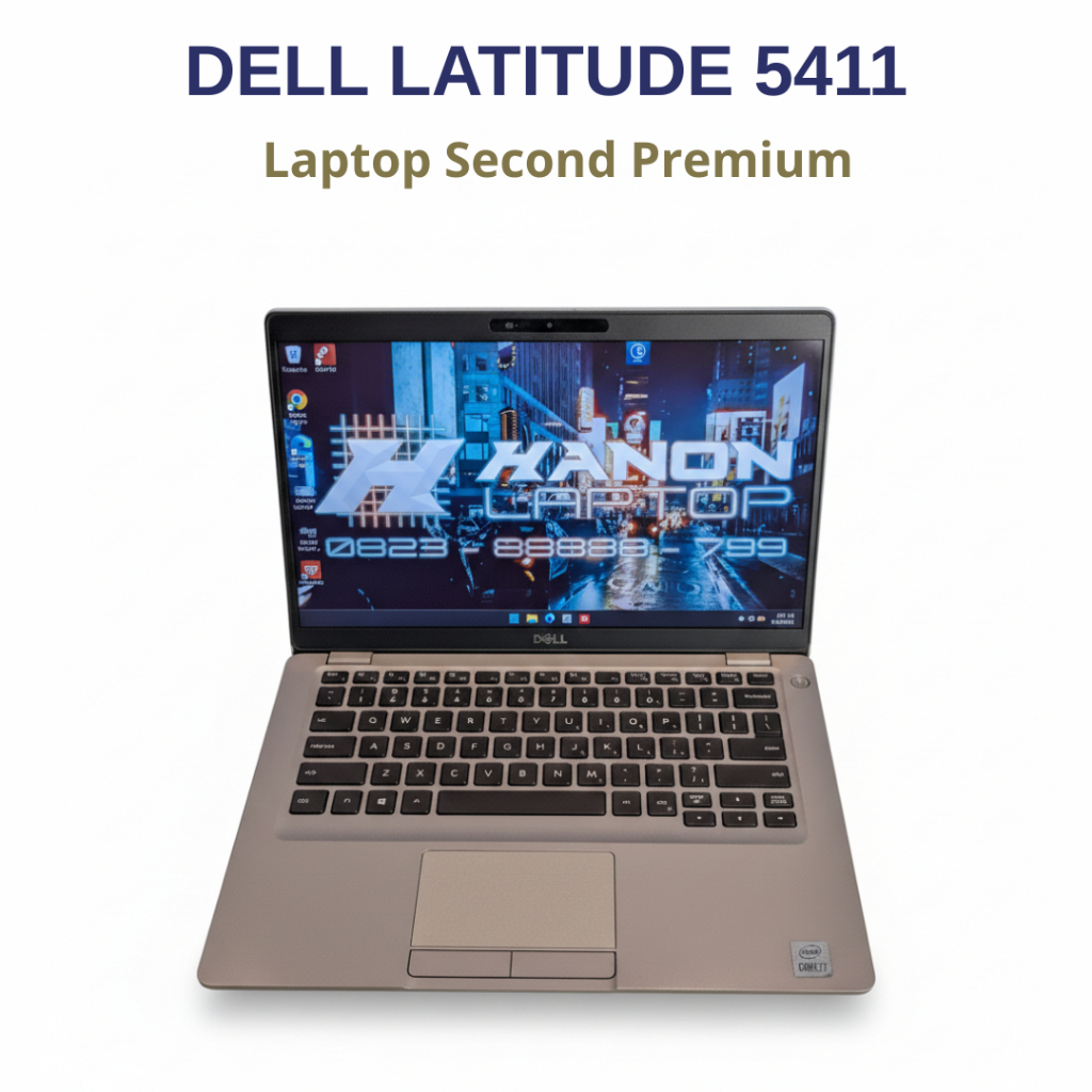 Dell Latitude 5411 [14Inch FHD | i7-10850H | 16GB | 256GB] Laptop Bisnis Powerful & Workstation Ring