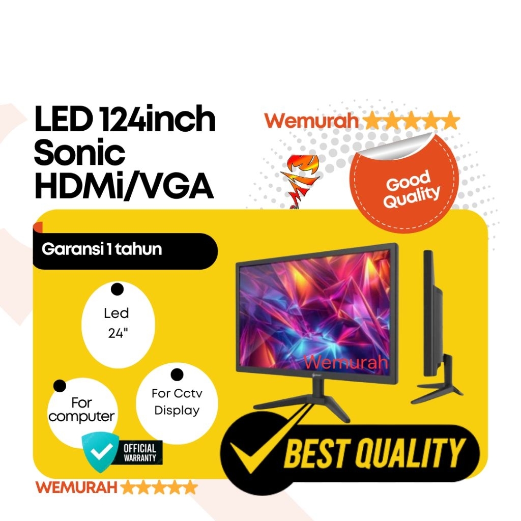Led 24inch Hdmi - Led Monitor Computer 24inch - Led Cctv