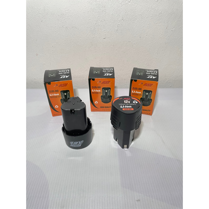 baterai bor cordless 12v - 1.5ah ast / baterai cordless 12v ast / baterai Li-ion 12v ast / baterai m
