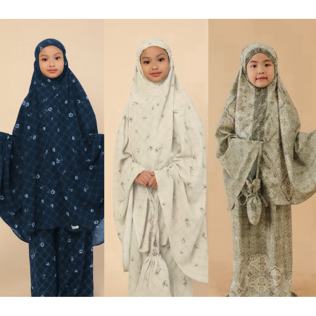 PRAYER SET DIARIO KIDS SERADIA x FITROP IDARA MUKENA KIDS ANAK SAL