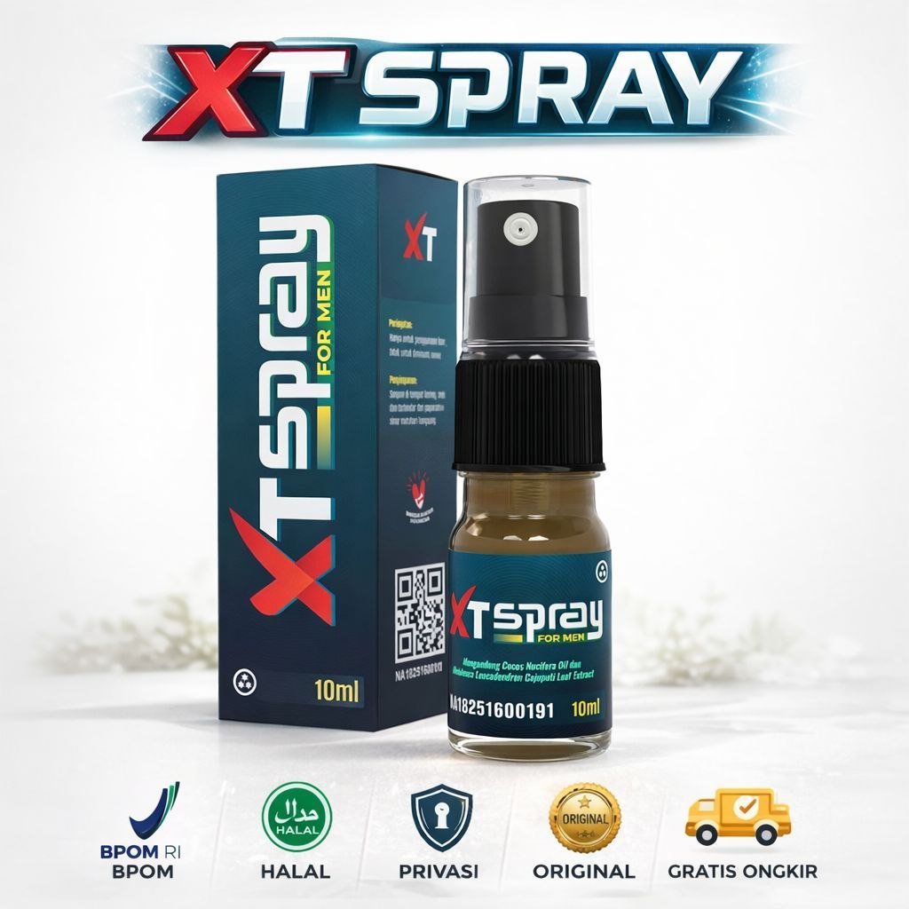 XT Spray Obat Kuat Pria Tahan Lama BPOM Alami